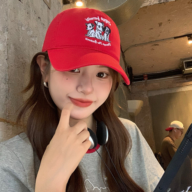 Wholesale Cute Red Dog Baseball Cap ACC-HT-Xianj004