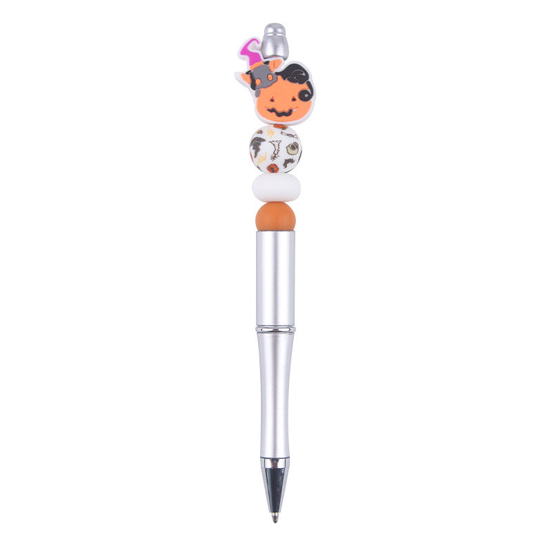 Wholesale Beaded Pen DIY Cartoon Christmas Silicone Beaded Pen