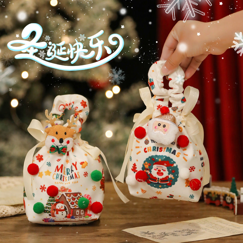 Wholesale Christmas Eve Apple Packaging Bag Decorations