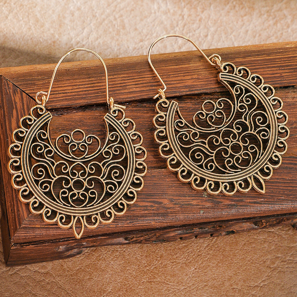 Wholesale Zinc Alloy Maillard Style Earrings Set