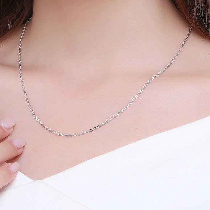 Wholesale S925 Neck Chain Love Heart Shape Necklace