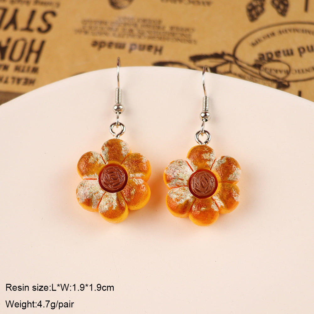 Wholesale  Fun Food and Cake Donut Earrings