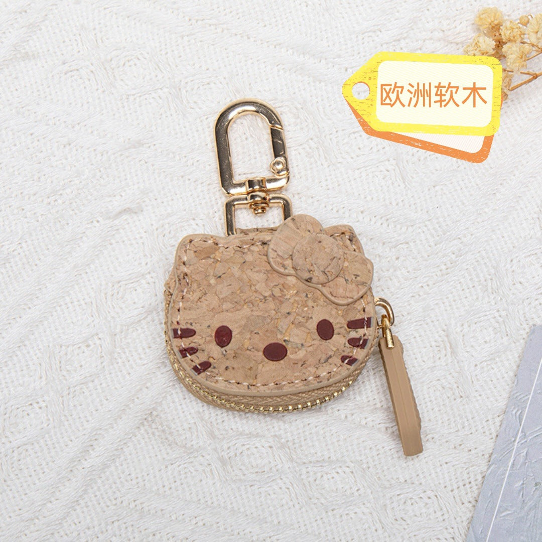 Wholesale Colorful cat keychain charm