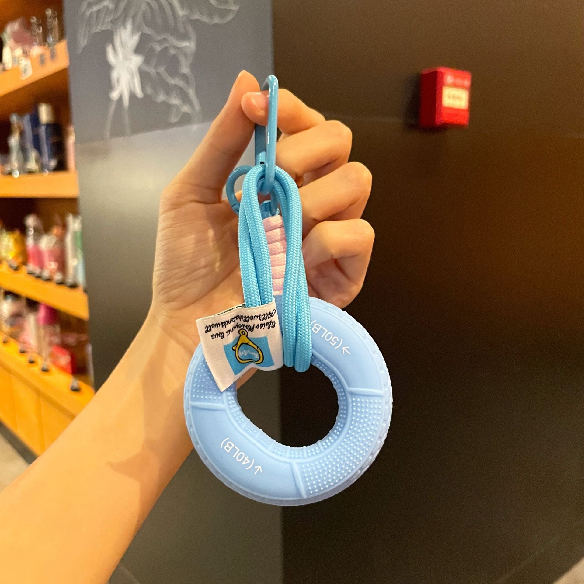 Wholesale Silicone grip stress relief keychain