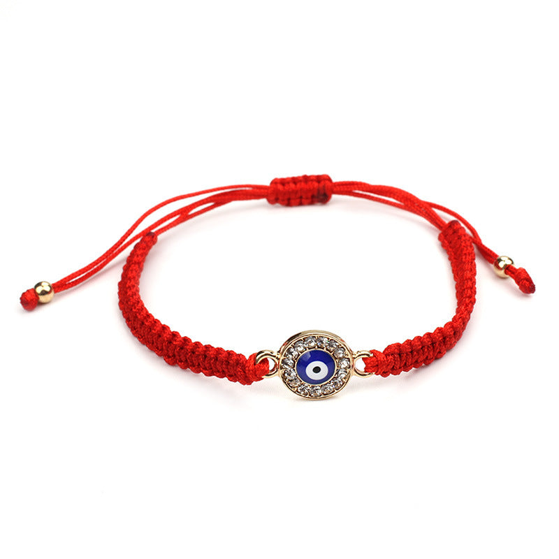 Wholesale Red Rope Adjustable Evil Eye Braided Bracelet Vintage Turkish Handmade Women S Fashion Accessory Gift For Everyday Wear