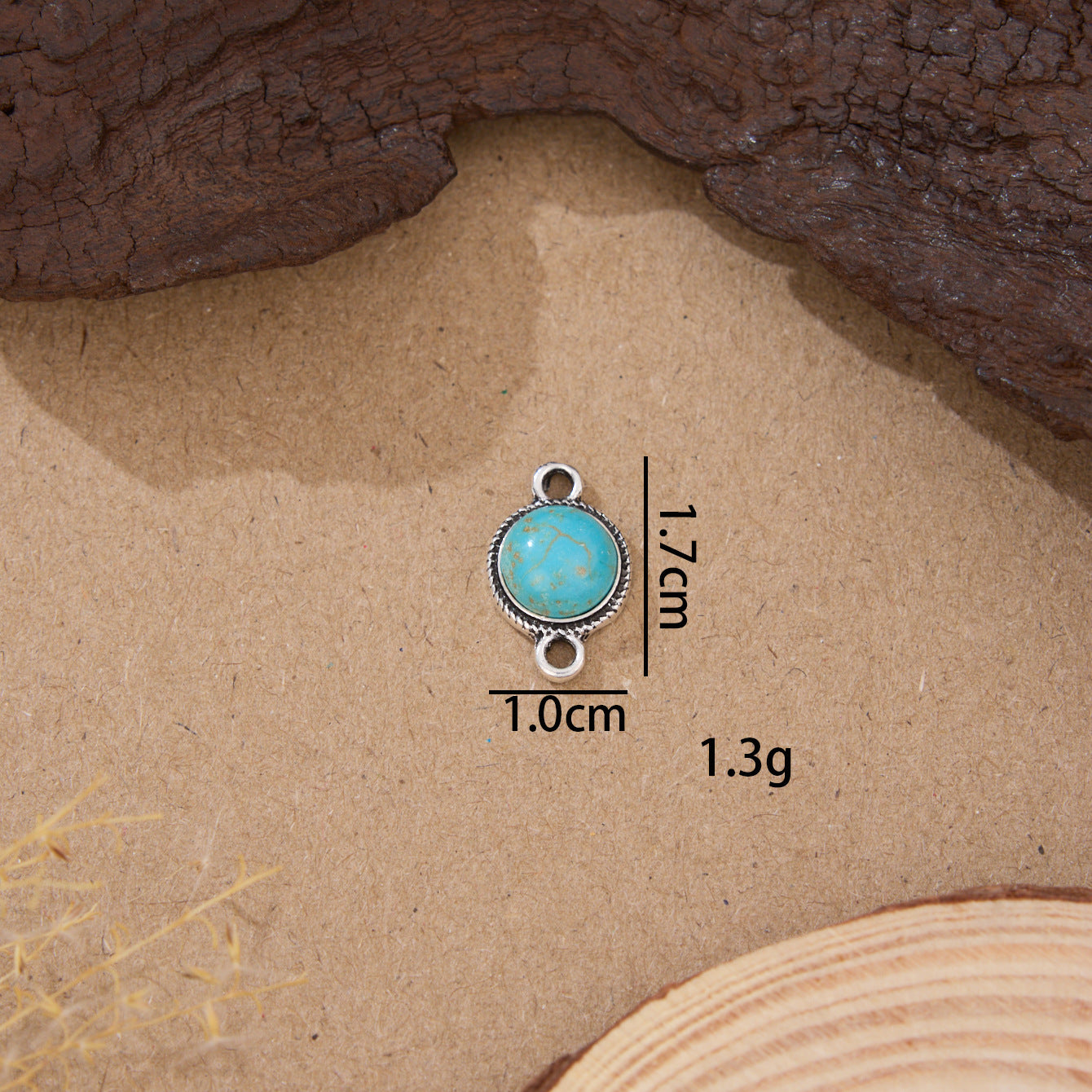 Wholesale Vintage Bohemian Turquoise Inlaid Jewelry DIY Accessories