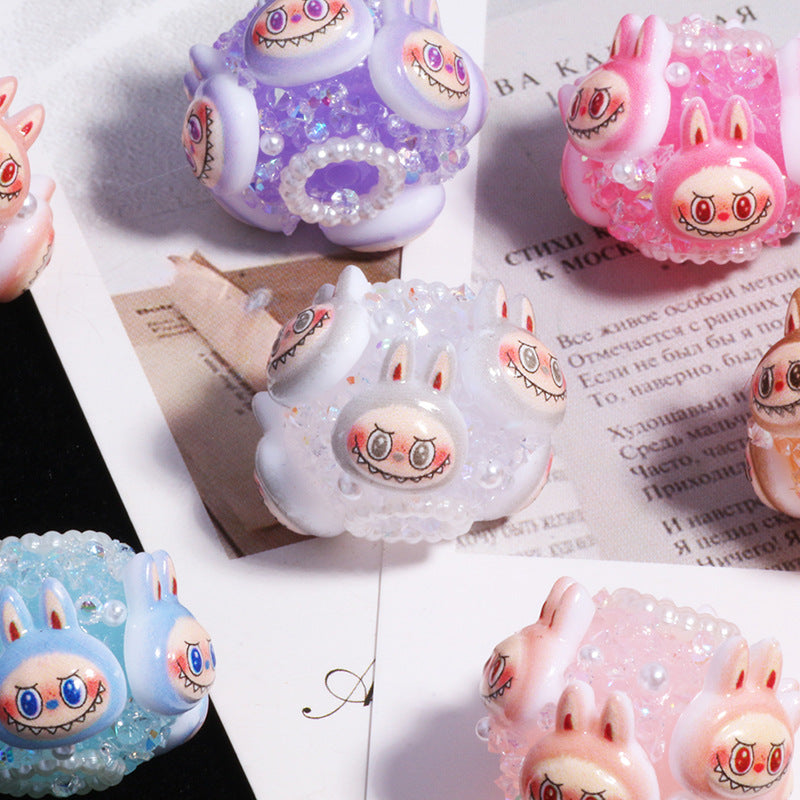 Wholesale 10pcs Soft Clay Cute Cartoon Beads DIY Bead Accessories