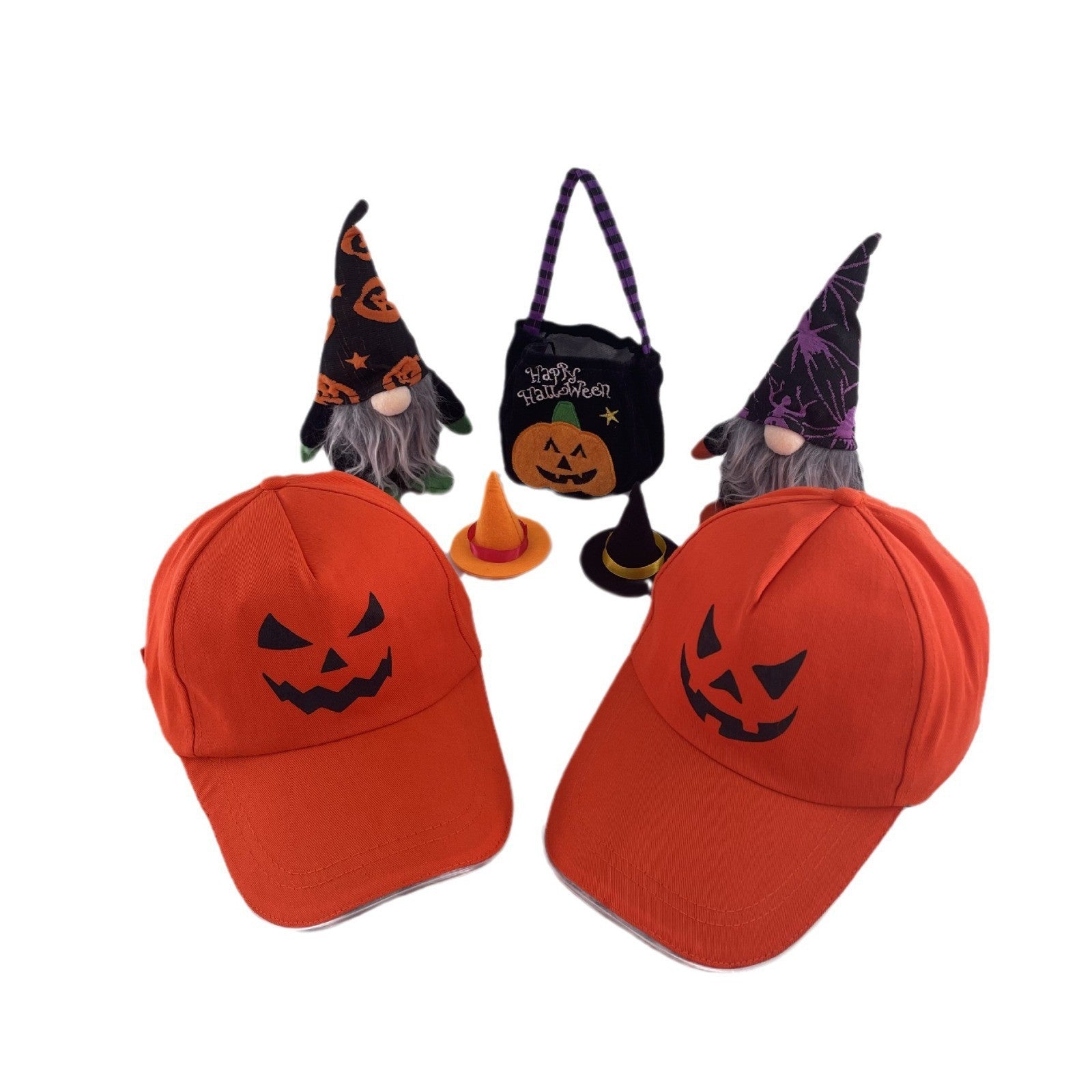 Wholesale   LED baseball cap pumpkin cap