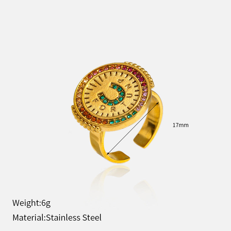 Wholesale  Stainless Steel Heart-Shaped Ring