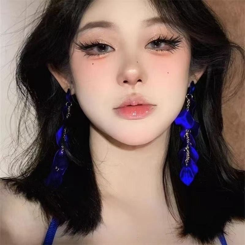Wholesale  Sunflower Earrings Exaggerated Earrings