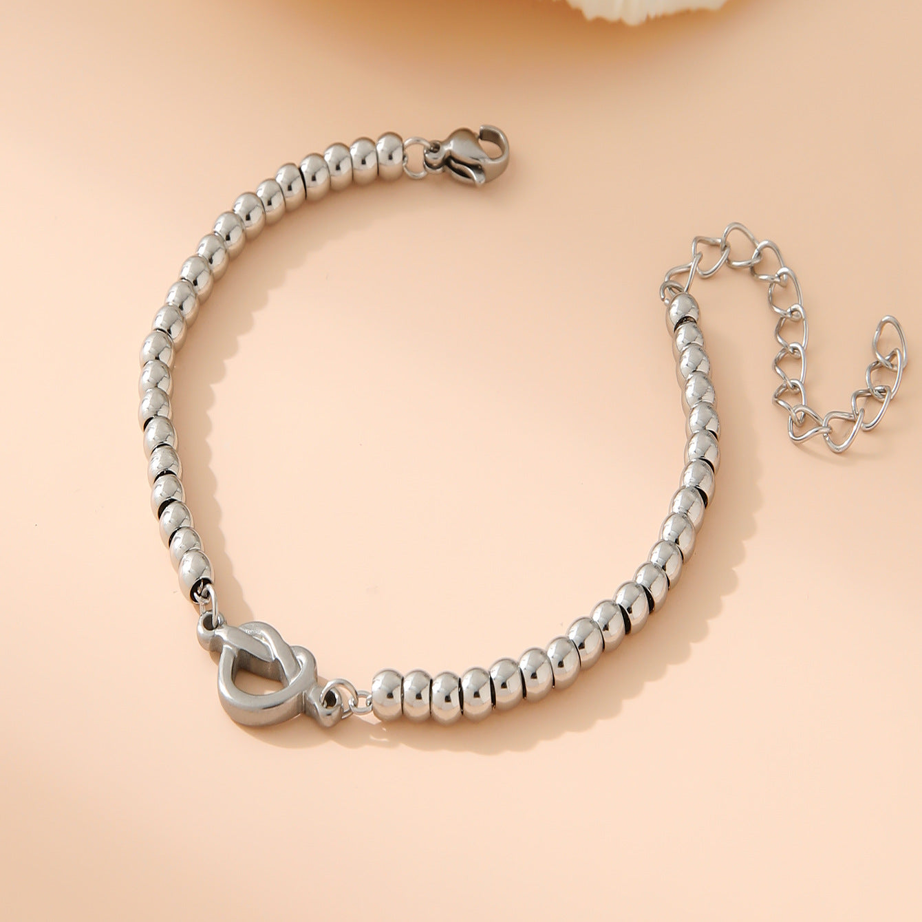 Wholesale  Stainless Steel Plated 18K Gold 4MM Beads  Mother's Day Bracelet