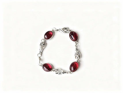 Wholesale Victorian Vampire Gothic Style Red Crystal Necklace Bracelet Set – Trendy Jewelry Accessory for Everyday Wear