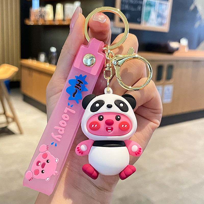 Wholesale Cartoon Cute Keychain Little Beaver Keychains Creative Keychain ACC-KC-SJ010