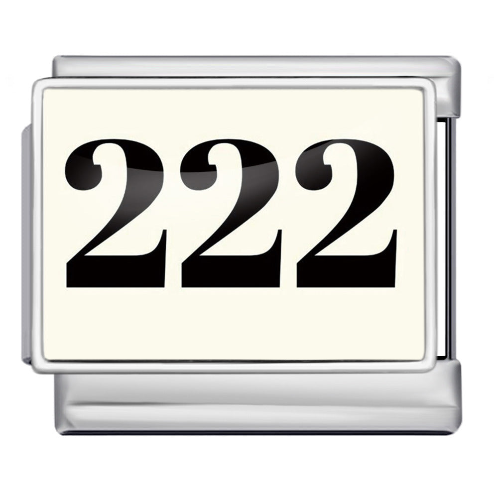 Wholesale  Italian Charm Bracelet 9mm DIY heart-shaped  Creative Stainless Steel Composable Bracelet