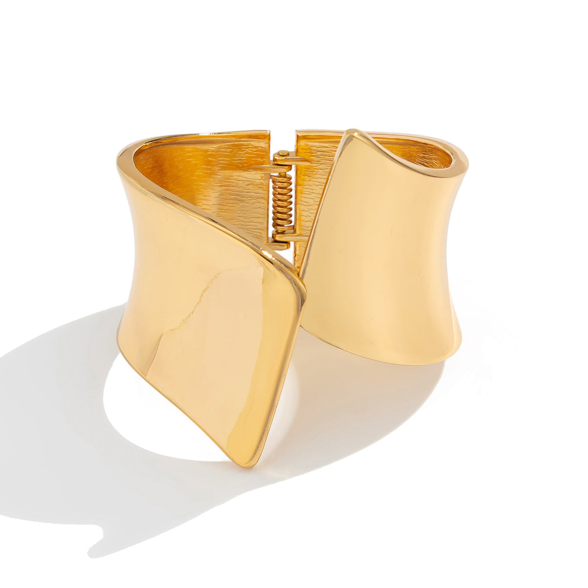 Wholesale Irregular opening simple cutting edge alloy bracelet set