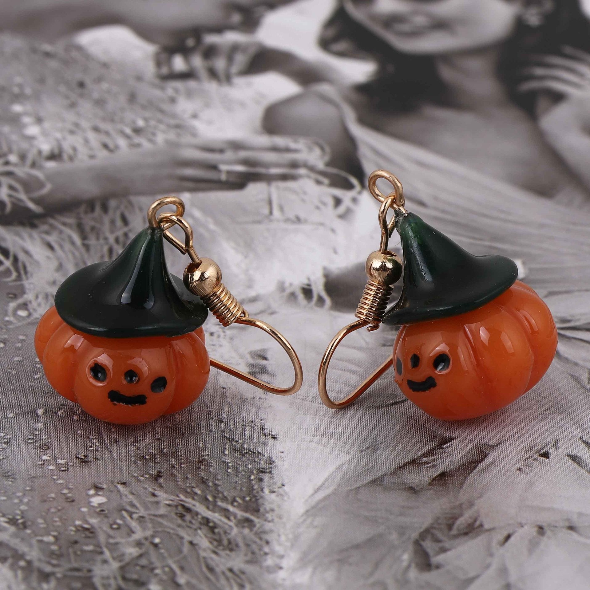 Wholesale  cartoon pumpkin Earrings