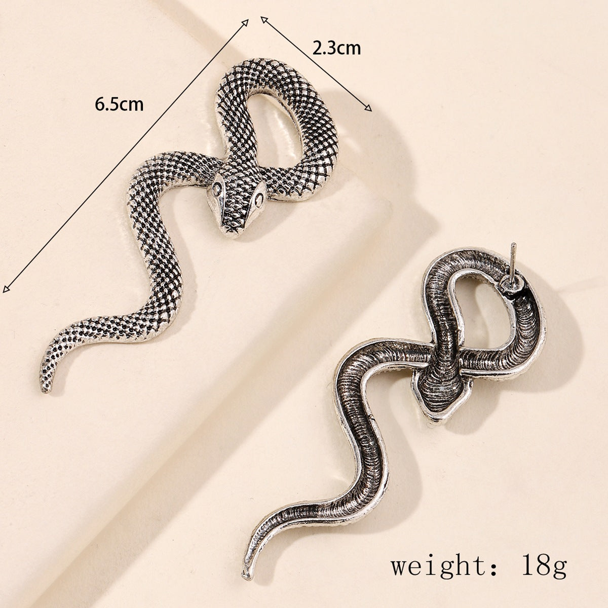 Wholesale Fashion Snake Earrings Alloy Electroplated Women' s  Party Accessory