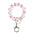 Wholesale  Creative DIY Valentine's Day Wooden Beads Beaded Bracelet Keychain
