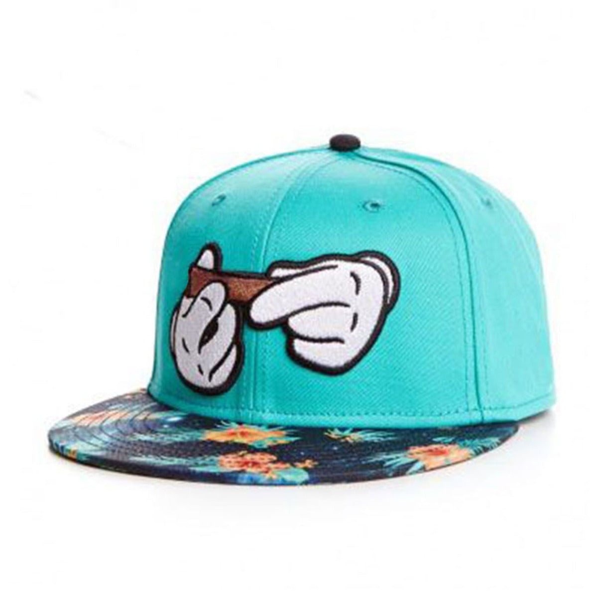 Wholesale  hip-hop two-handed cowboy hat breathable cartoon baseball cap