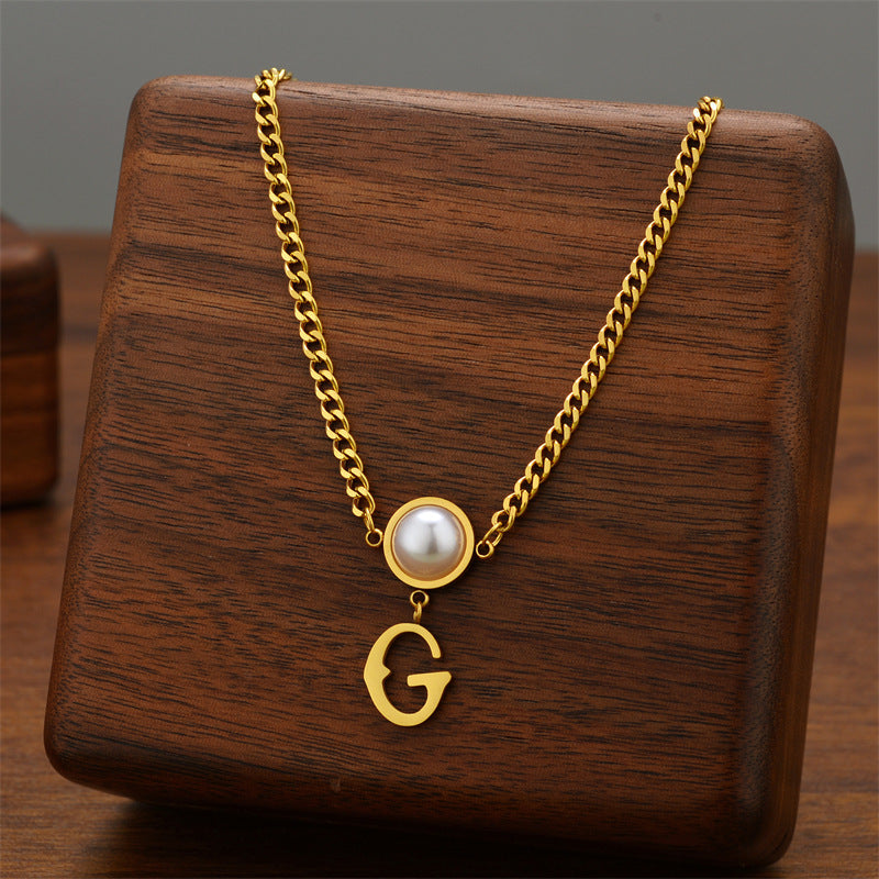 Wholesale Titanium Steel Necklace Women ACC-NE-Quanx008