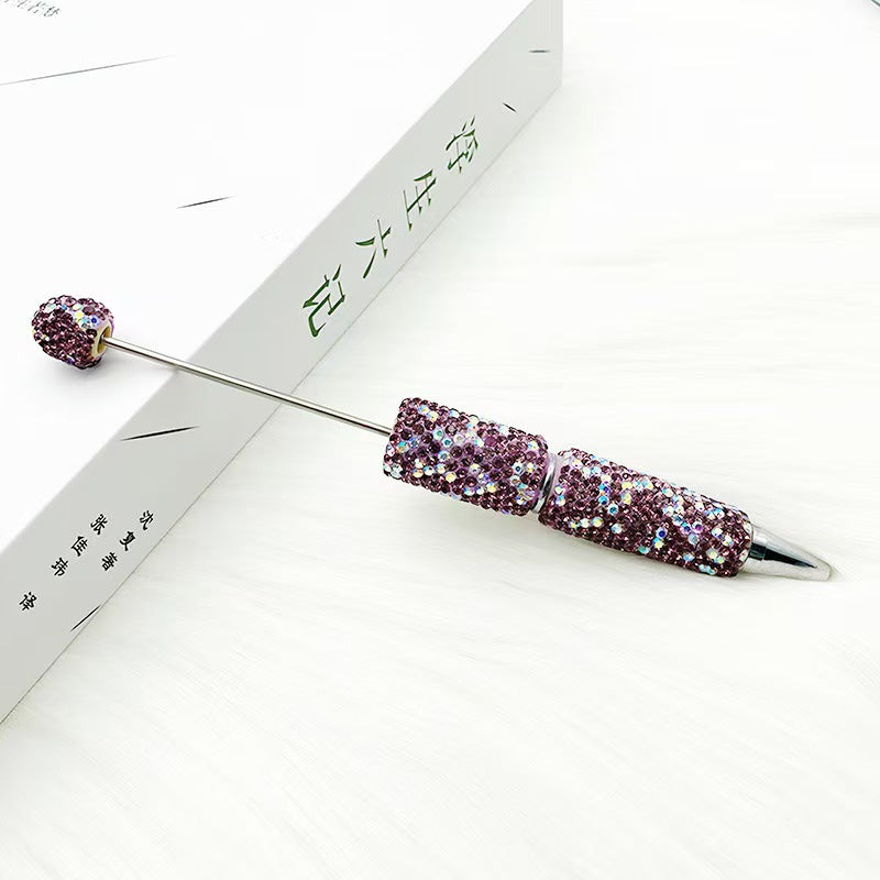 Wholesale 10pcs creative full drill beaded ballpoint pen