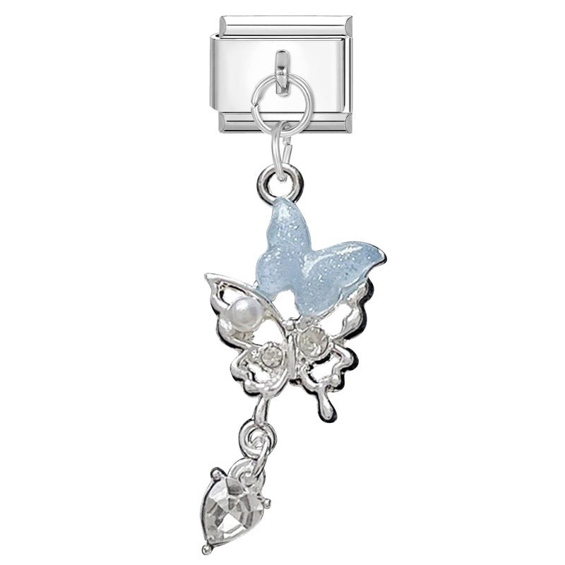 Wholesale 9mm Italian Charm Starter Bracelets DIY Pendant Style Stainless Steel Composable Bracelet