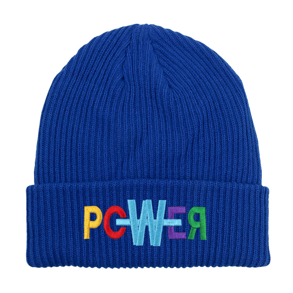 Wholesale embroidered letters wool beanie hat