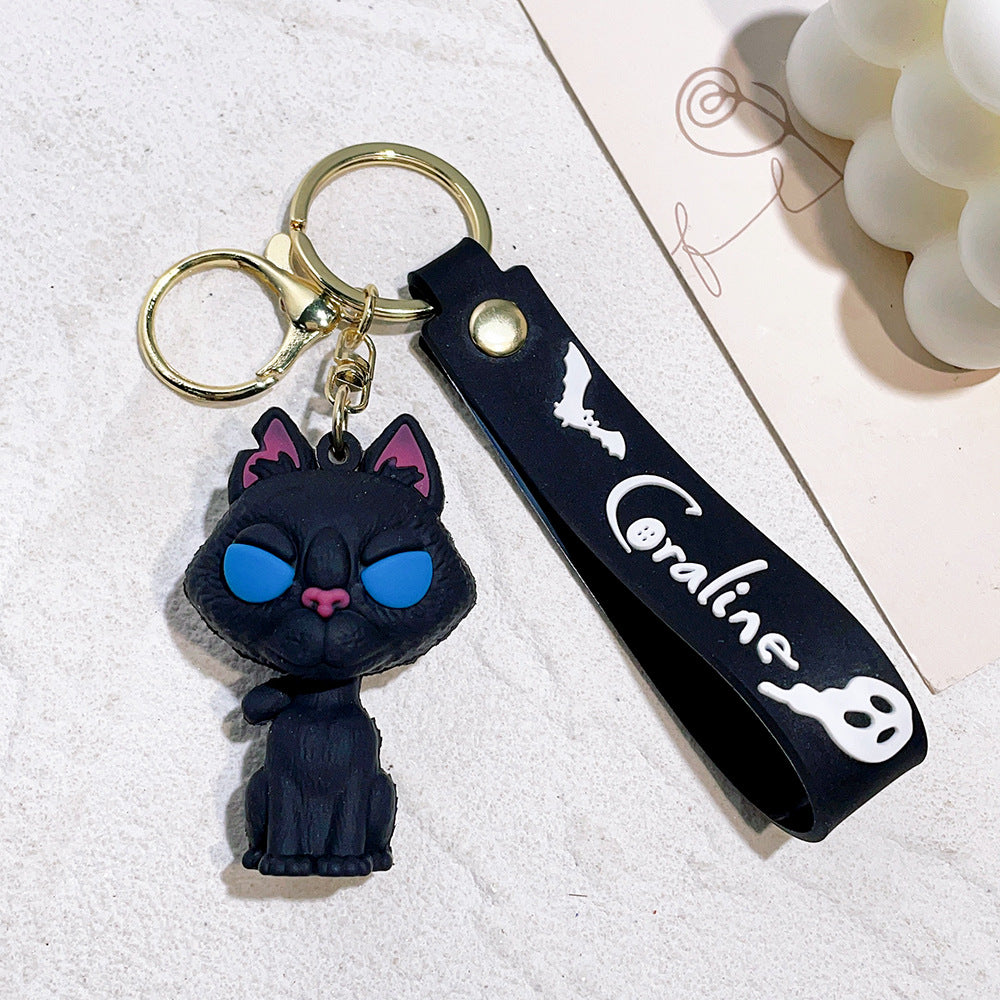 Wholesale Cartoon PVC Soft Glue Cute Keychain ACCVIP-KC-QiWei003