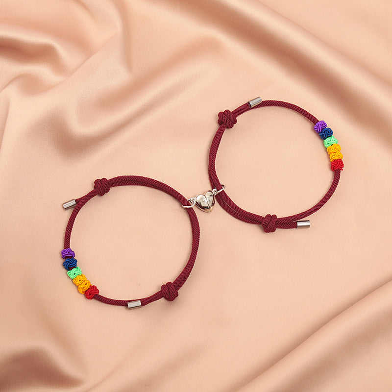 Wholesale  love magnet couple bracelet