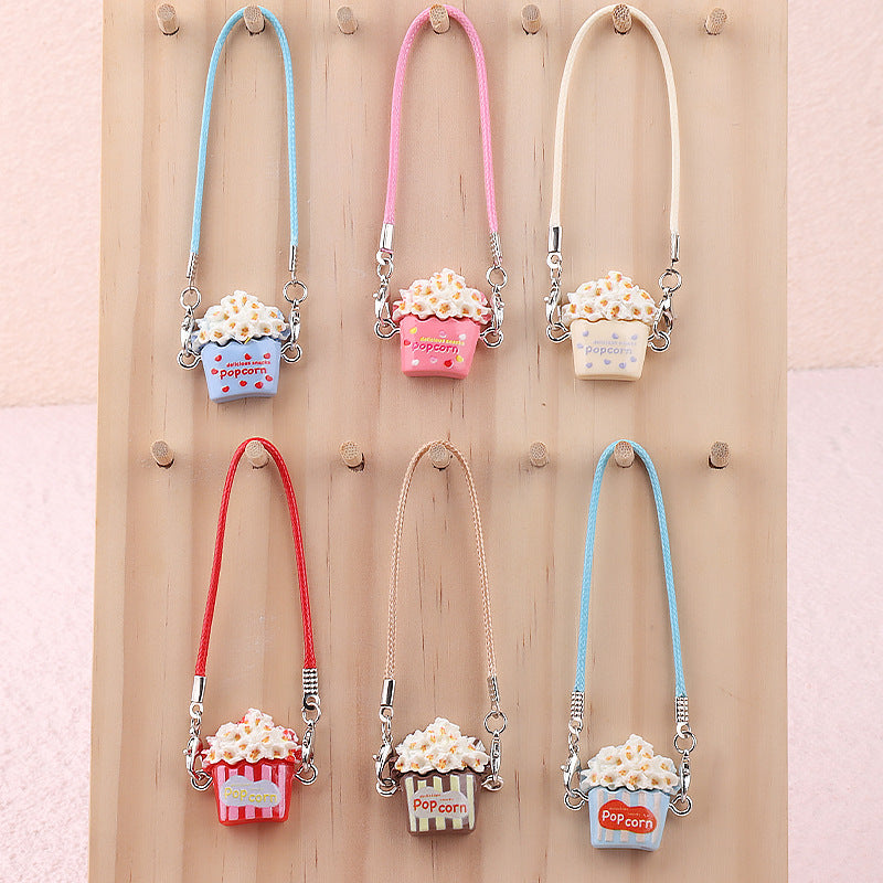Wholesale Cute cartoon mini popcorn doll accessories