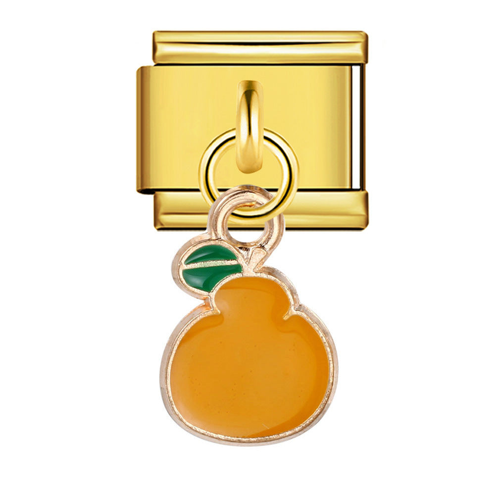 Wholesale  Italian Charm Bracelet 9mm DIY hook style Creative Stainless Steel Composable Bracelet