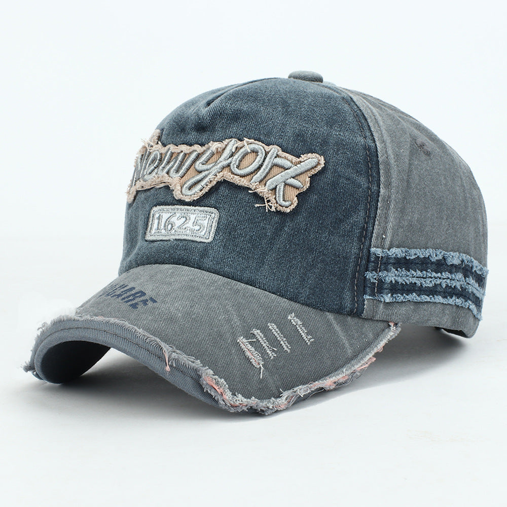 Wholesale Distressed Cotton Men's Baseball Cap ACC-HT-RongZhao028