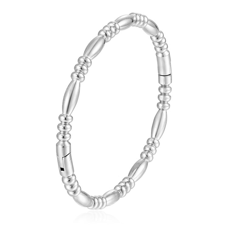 Wholesale Titanium steel Bracelet Retro High-end Women's Plated 18K Bracelet