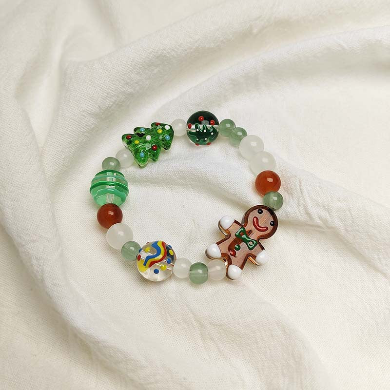 Wholesale Christmas Colorfulful Beaded Bracelet