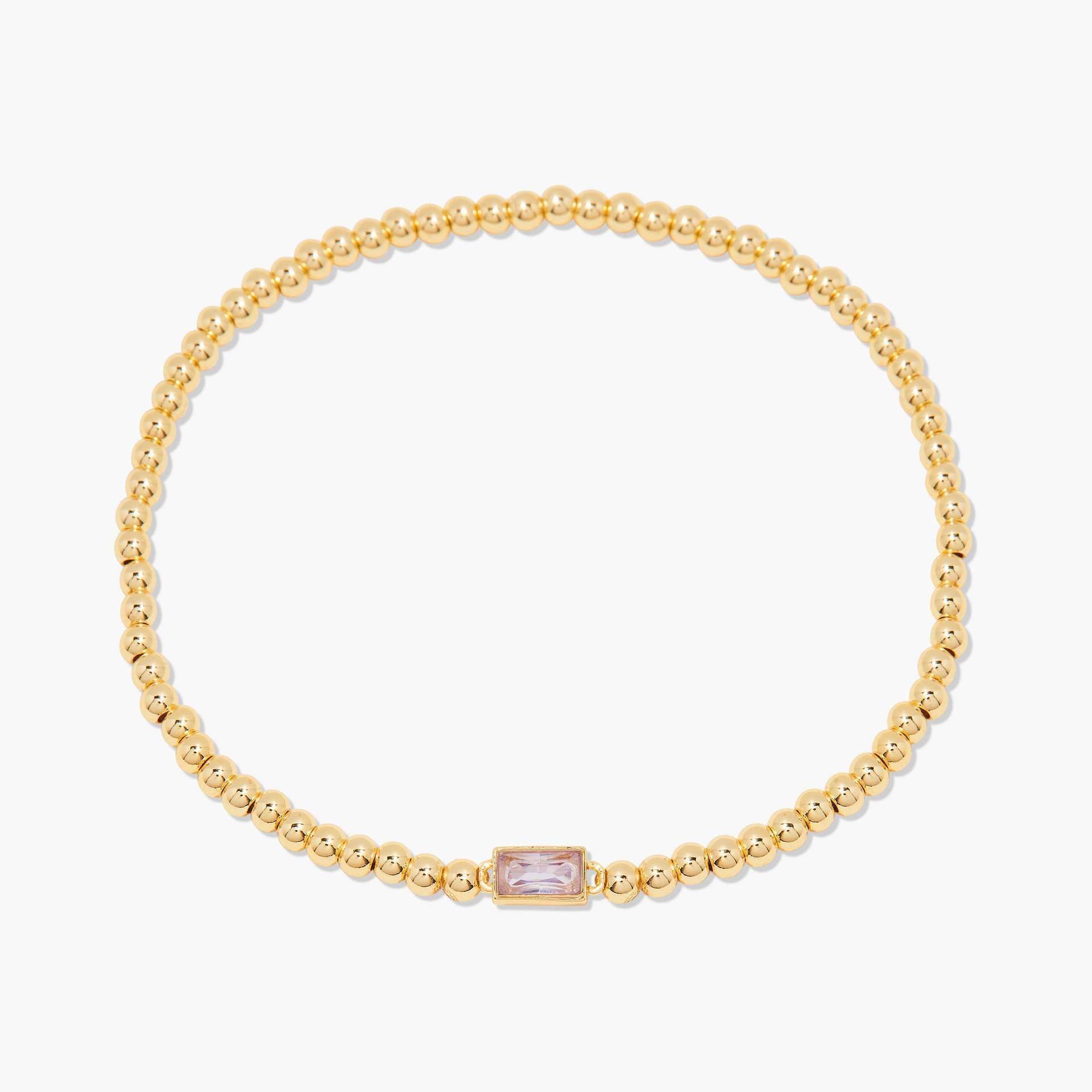Wholesale Stainless steel gold-plated colored zircon bracelet