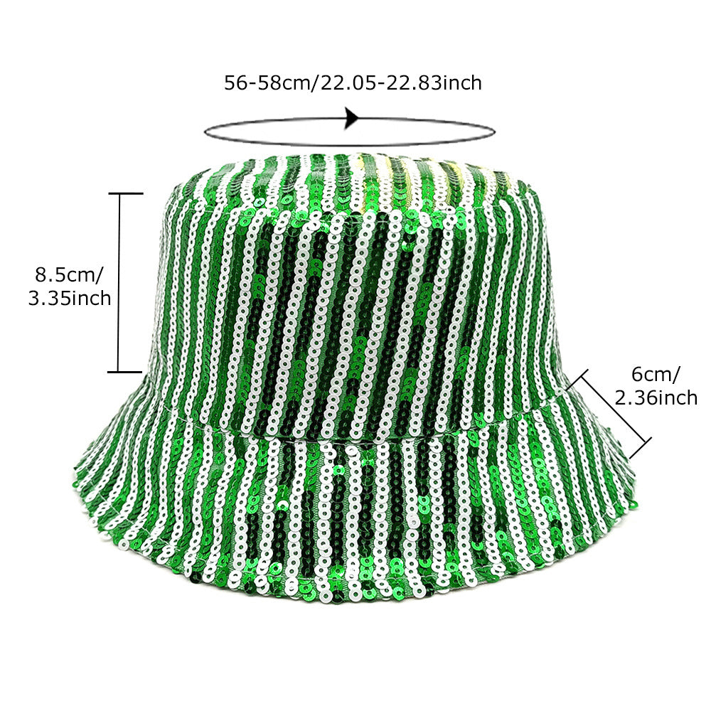 Wholesale  Sequin Performance Basin Hat Bucket Hat