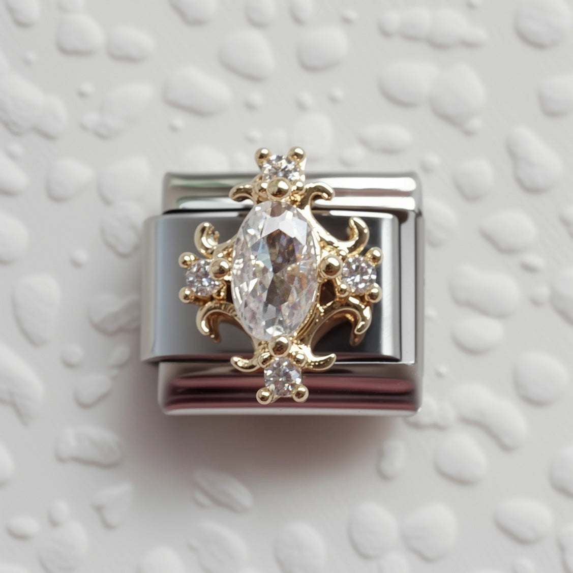 Wholesale 5pcs Italian Charm Bracelet 9mm DIY Splicing Creative Pattern Stainless Steel Composable Bracelet