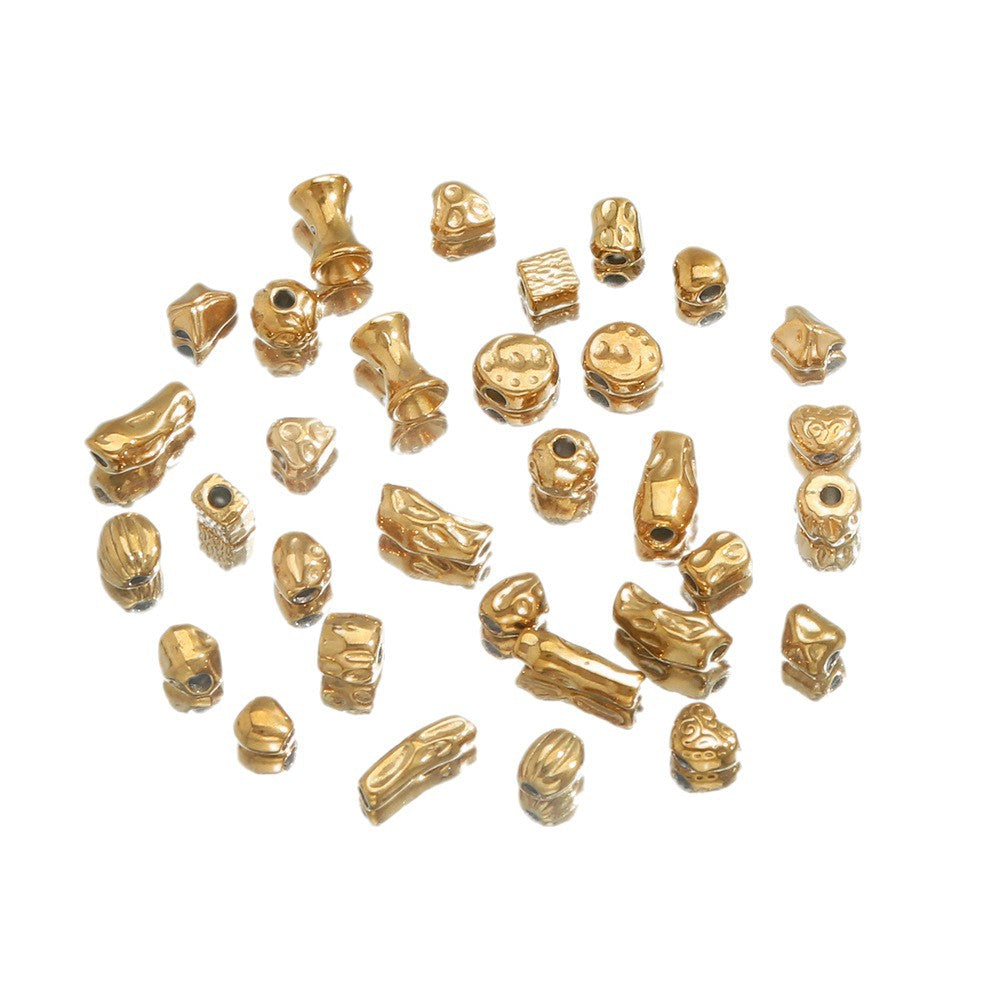 Wholesale 20pcs/pack stainless steel baroque wind beads