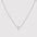 Wholesale Titanium steel zircon oval round pendant necklace simple ins fashion furnace vacuum electroplating