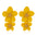 Wholesale  Fresh Flower Earrings Women's Bohemian Double-layer Long earring
