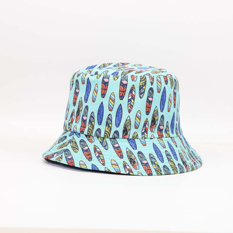 Wholesale Multicolor Printed Fisherman Hat  All-match Sun Hat