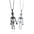 Wholesale Dark Wind Halloween Necklace Human Skeleton  Necklace