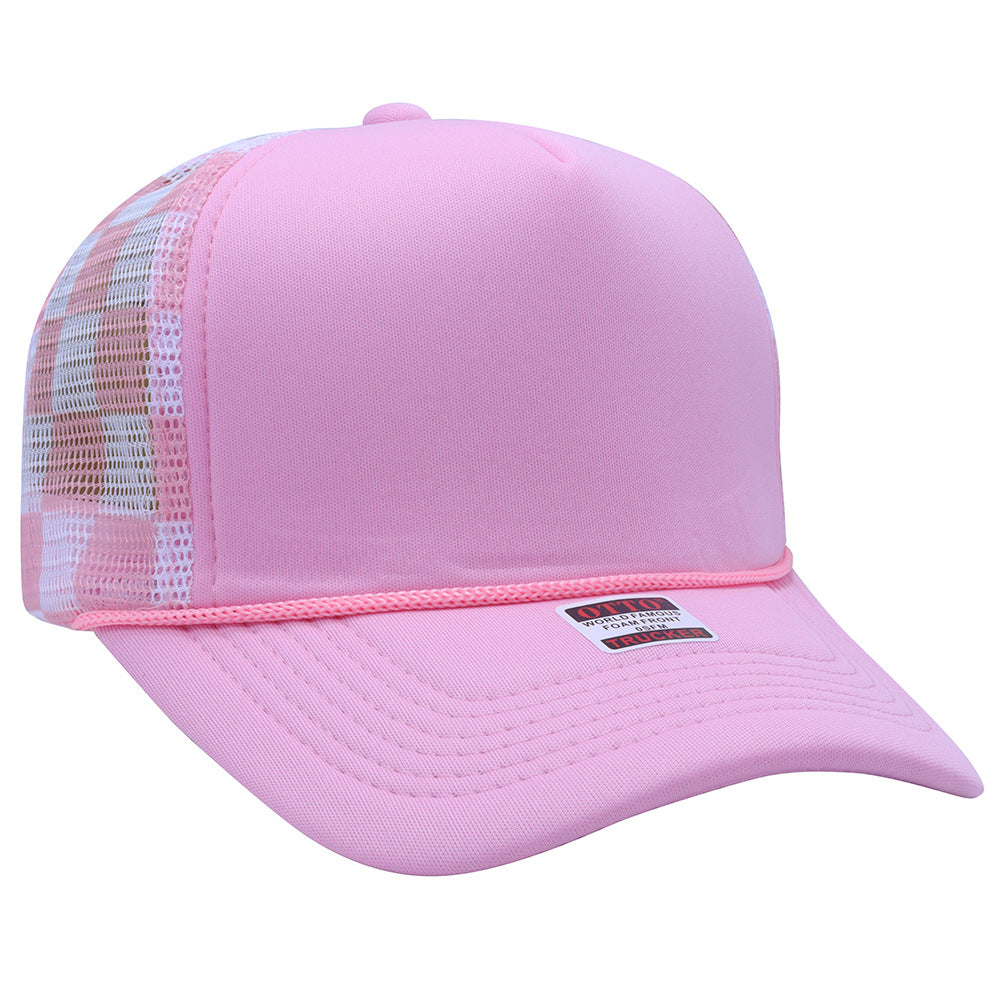 Wholesale  outdoor leisure sun hat leopard plaid baseball cap