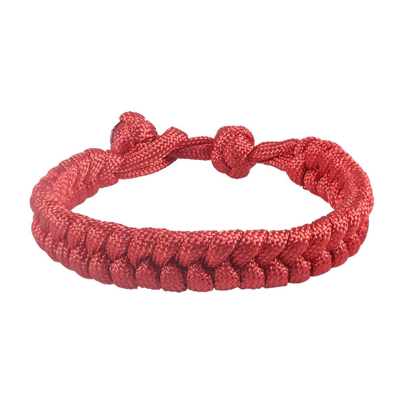 Wholesale solid color umbrella rope bracelet