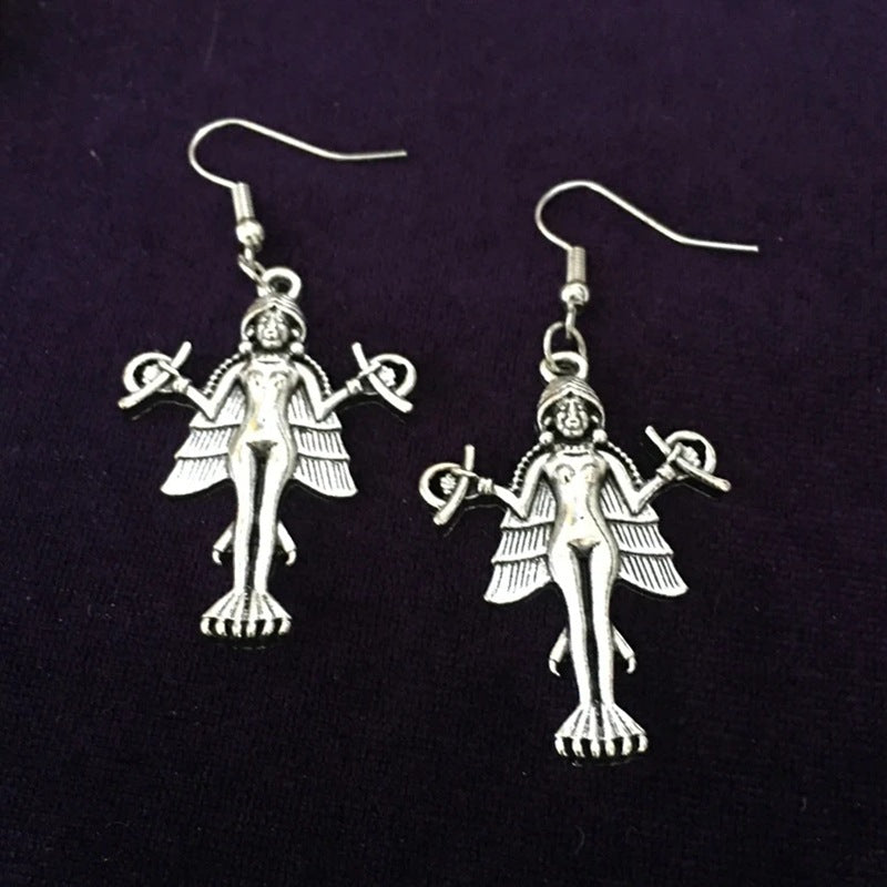 Wholesale Zinc Alloy Satan Vampire Earrings