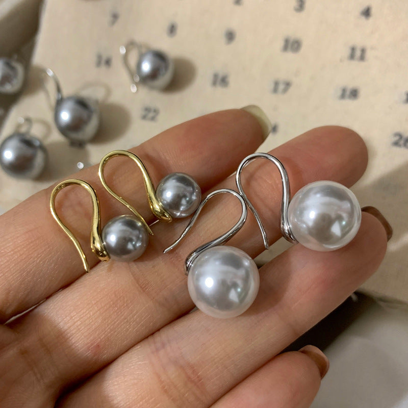 Wholesale high heels pearl earrings