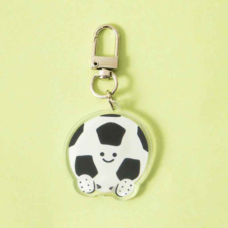Wholesale Cartoon Sports Earphone Bag Keychain