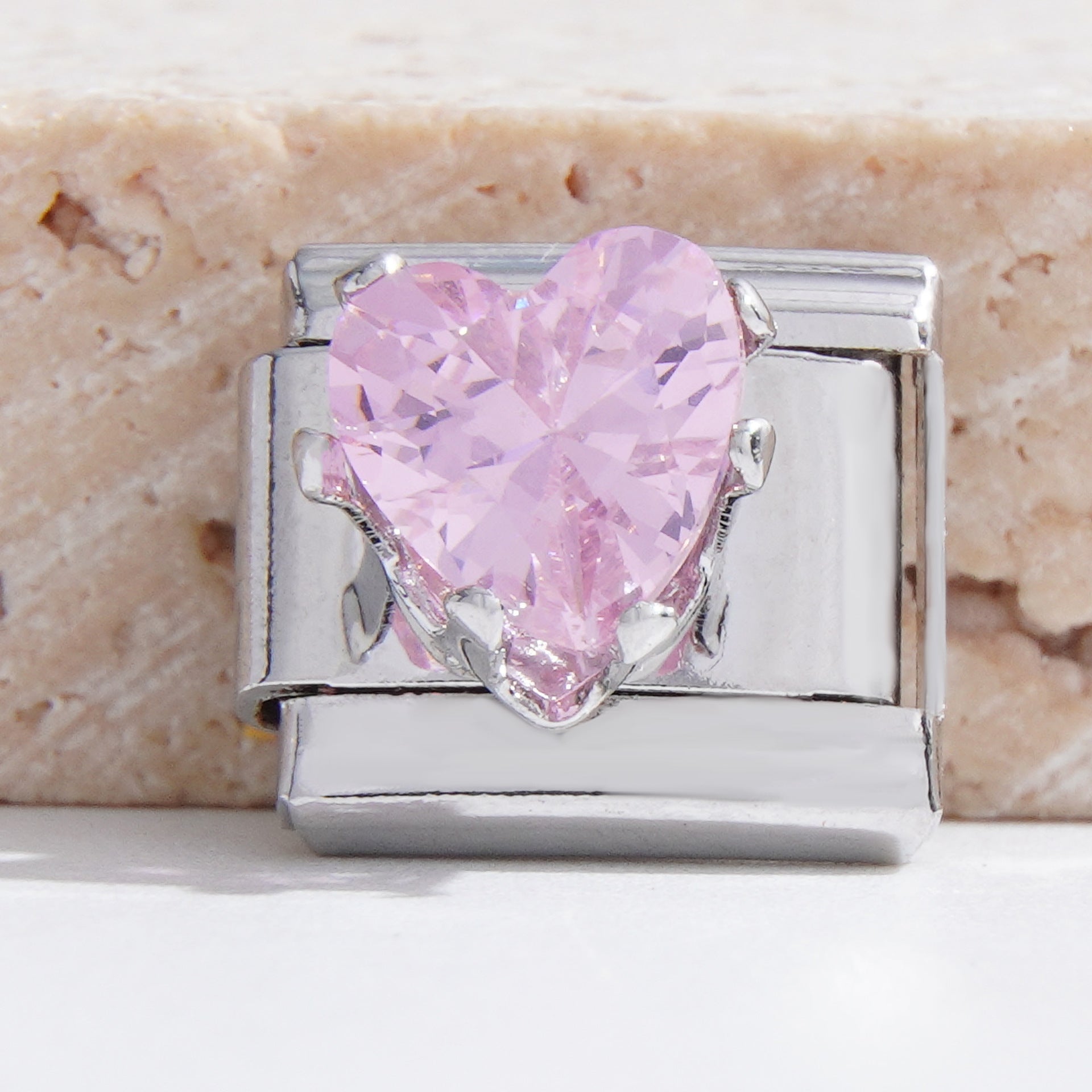 Wholesale 9mm Italian Charm Starter Bracelets DIY square Single Section Creative Stainless Steel Composable Bracelet