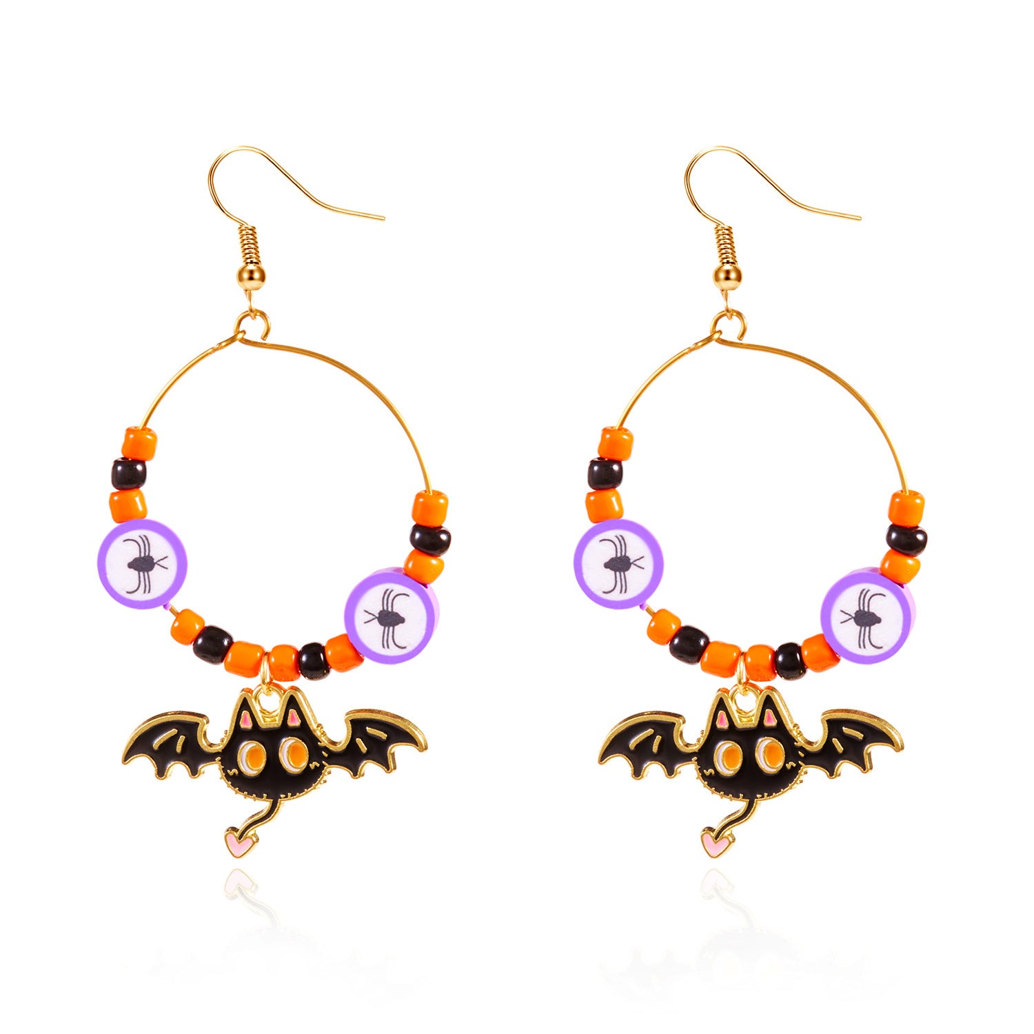 Wholesale  Skull Bat Pumpkin Ghost Earrings