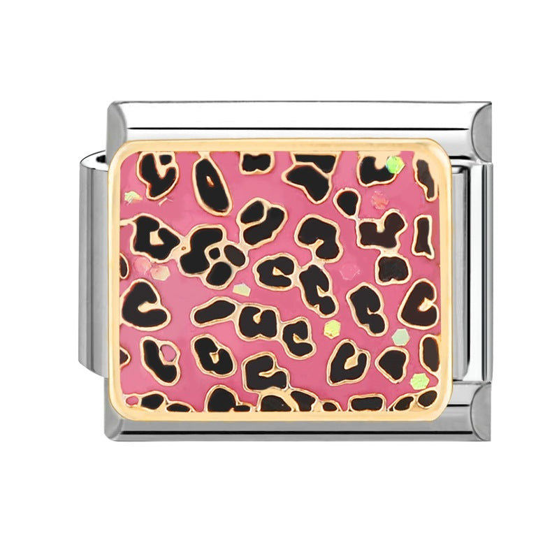 Wholesale  Italian Modular Bracelet 9mm DIY Splicing Removable Stainless Steel Combinable Bracelet